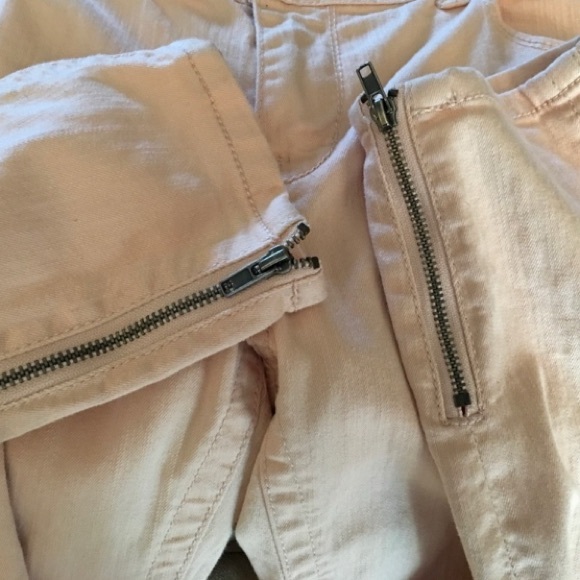 American Rag light pink Straight Pants with ankle zipper size 11 juniors - Picture 3 of 12